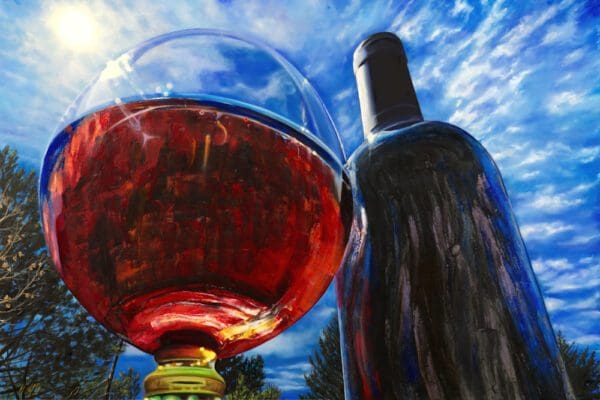 01 Wine n sun artwork fine art by Monica colorado