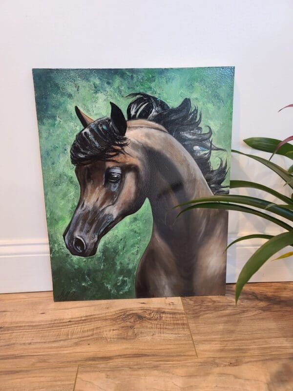 Arabian Brown Beauty Artworks by monica MMG Arts Studio - Colorado