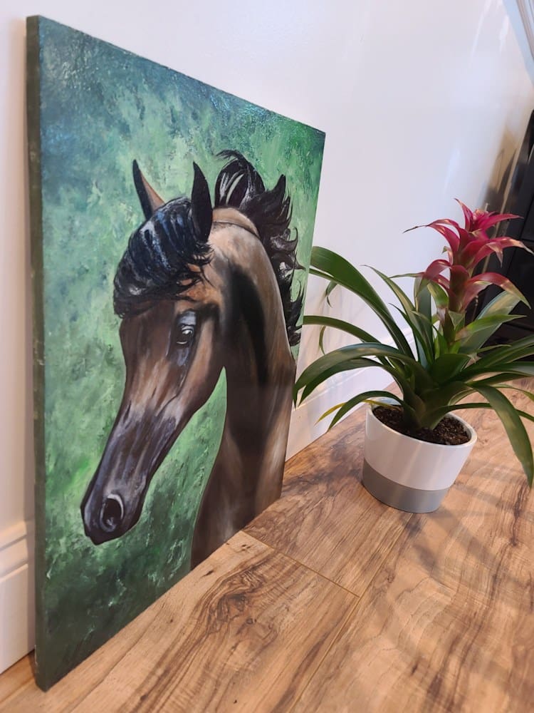 Arabian Brown Beauty Artworks by monica MMG Arts Studio - Colorado