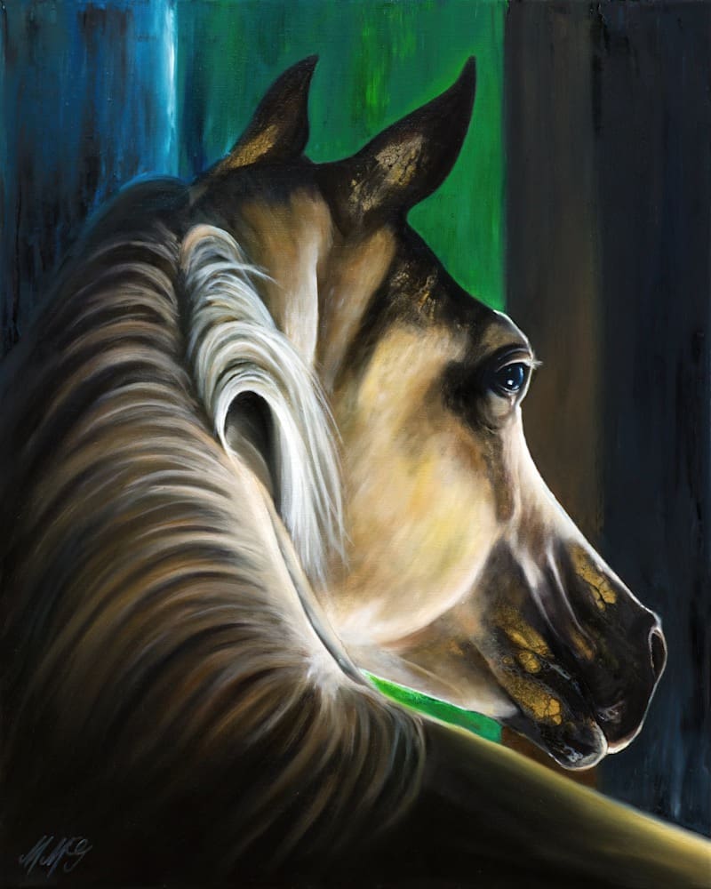 Arabian Show Horse Artworks by Monica in Colorado 1 Arabian Show Horse Artworks by Monica in Colorado