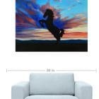 Blucifer original paint artwork by monica by mmg art studio