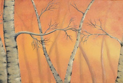 Brich Trees Artworks by Monica MMG Arts Studio