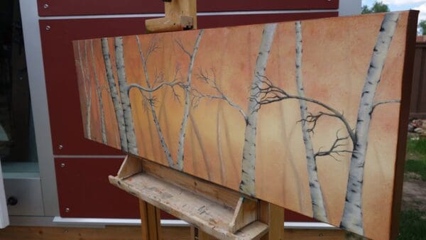 Brich Trees Artworks by Monica MMG Arts Studio