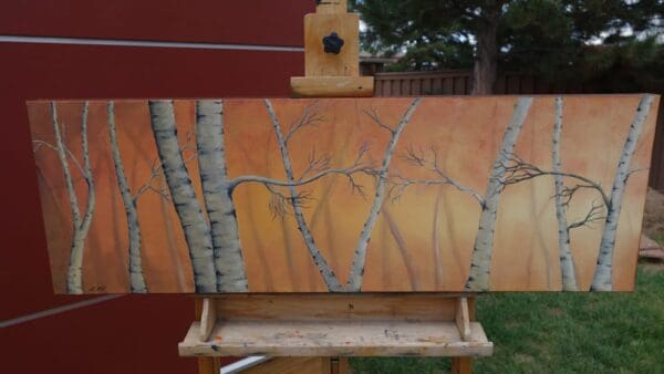 Brich Trees Artworks by Monica MMG Arts Studio
