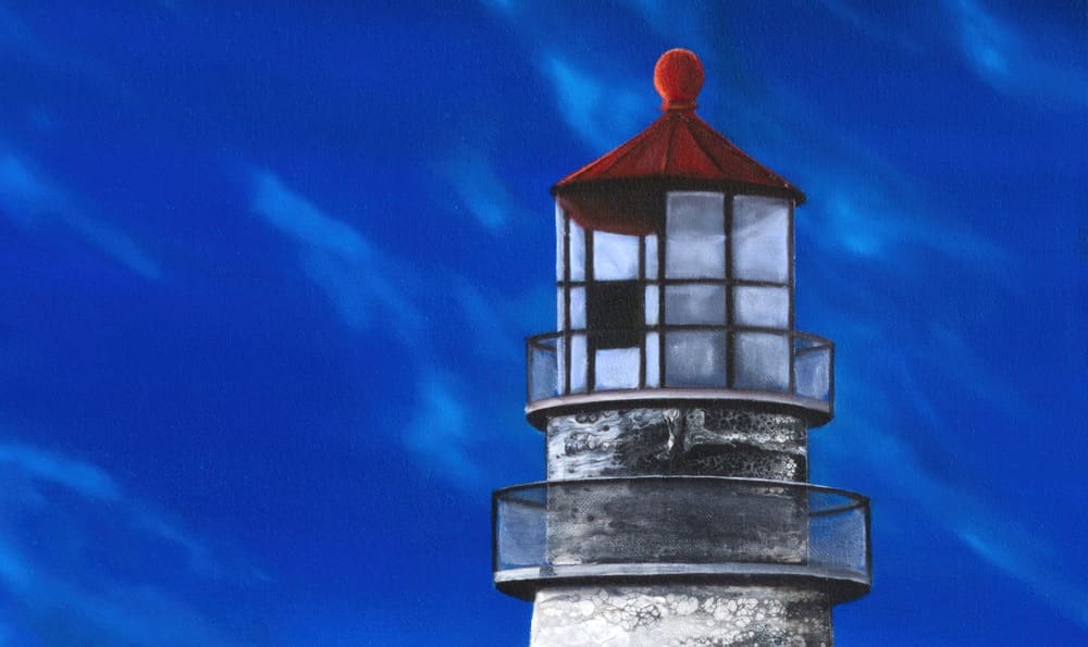 Evening Lighthouse Artworks by Monica - Colorado