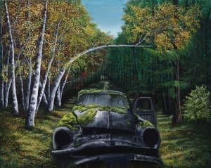 Forgotten_Relic_Oil-on-canvas-by-Monica-Marquez-Gatica-MMG-Art-Studio