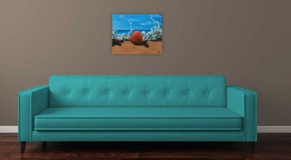 Heart-on-the-beach-artworks-by-Monica-Colorado