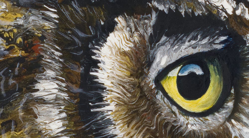 Owl artworks by Monica MMg Art Studio - Colorado