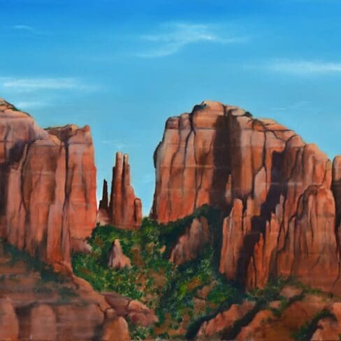 Western Red Rock View