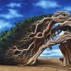 Windswept Dali Art Artworks by Monica MMG Arts Studio