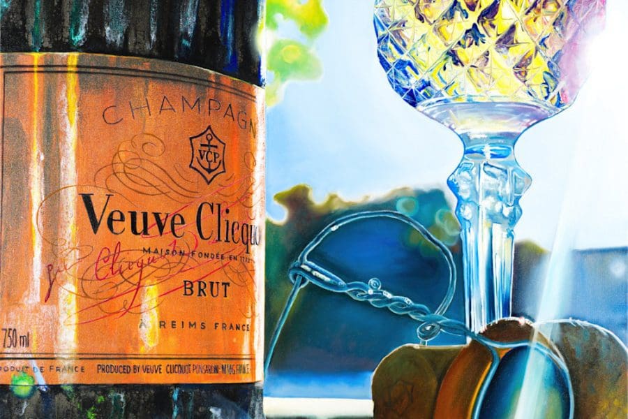 102 Veuve Champagne Perfect Companion Artwork fine art by Monica Colorado
