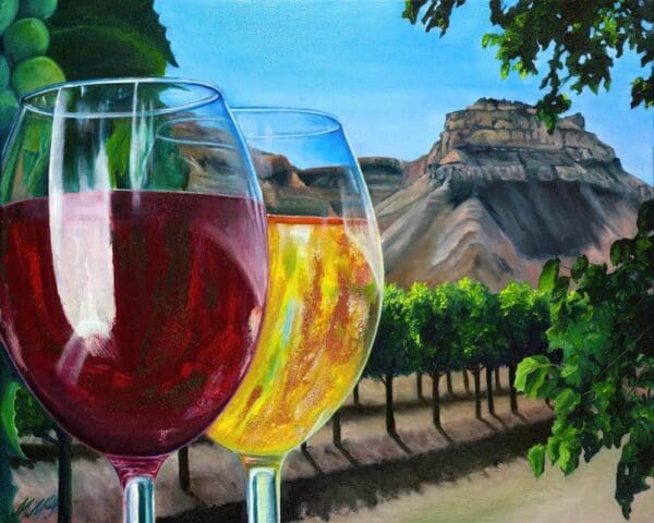 Pour N Sip Artwork fine art by Monica Colorado