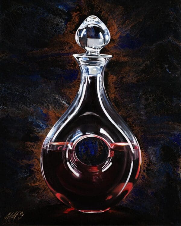 40 Whole in One Decanter Artwork fine art by Monica Colorado