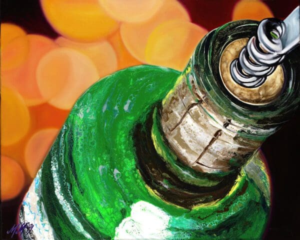 44 Uncorked Paradise 4 Artwork fine art by Monica Colorado