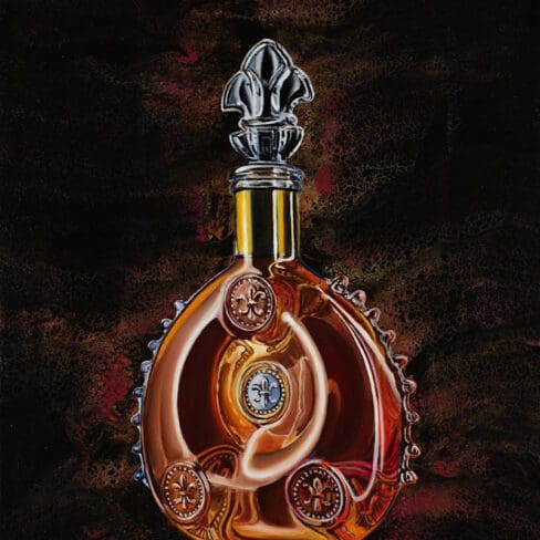 65 Louis XIII Cognac Decanter Artwork fine art by Monica Colorado