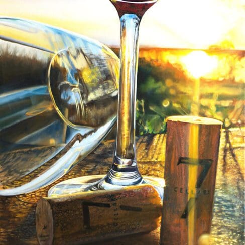 7 Evening Glow Artwork fine art by Monica Colorado