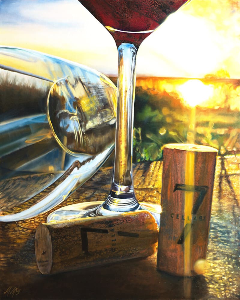 7 Evening Glow Artwork fine art by Monica Colorado