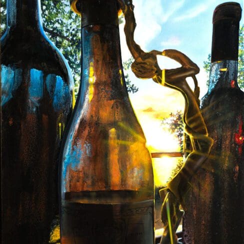 98 3 Wine Down Artwork fine art by Monica Colorado