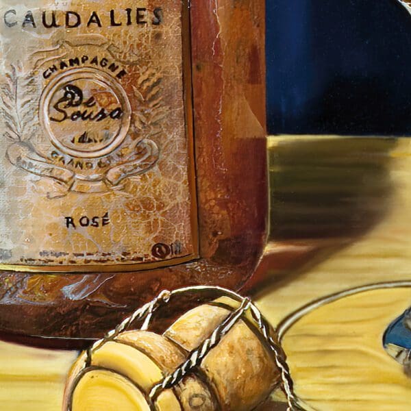 Caudalies champagne artowrks by Monica - Colorado