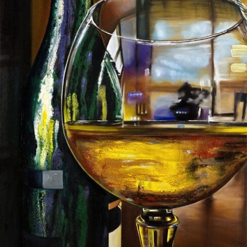 Evening Vino Blanco Artworks by Monica - Colorado