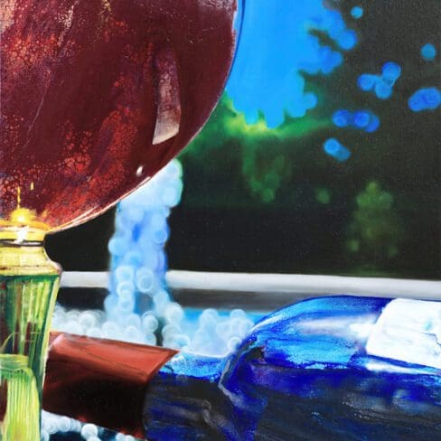 Wine Pour 1 Artwork by Monica - Colorado