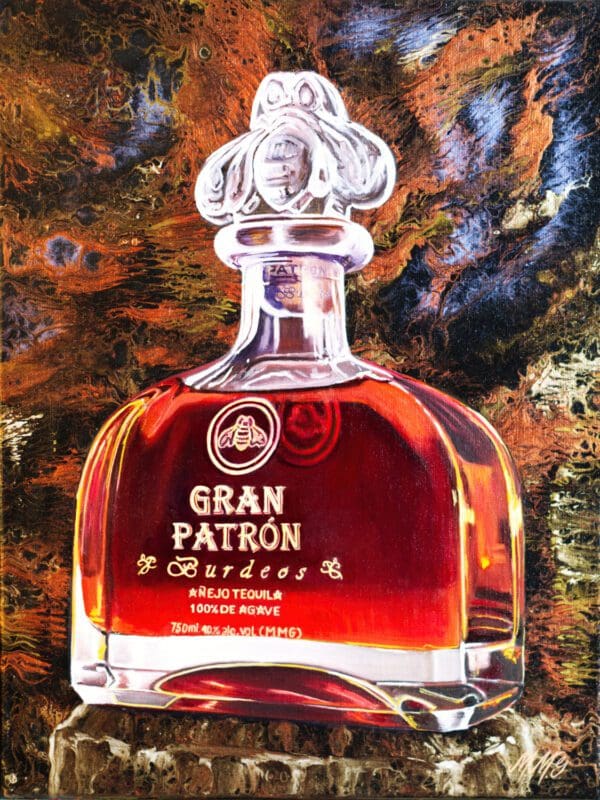 Main view of 'Spirit of the Highlands: Gran Patron Burdeos Anejo' painting by Monica Fine Art