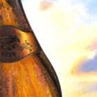 Close-up of the oil-rendered twilight landscape in "Twilight Radiance" showcasing the detail of Hybrid Fluid Realism.